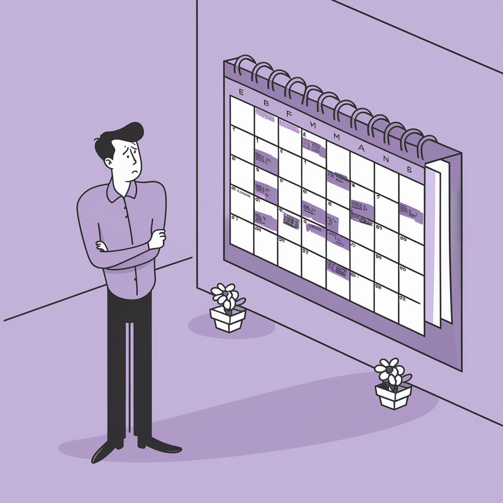 Overwhelmed marketer
